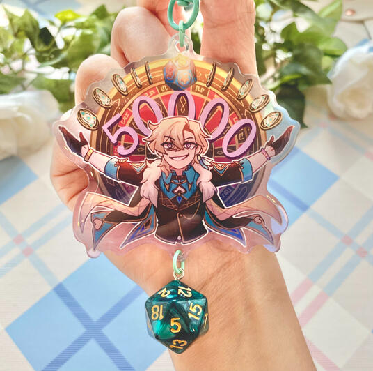 Honkai Star Rail - Aventurine Special Dice Charm