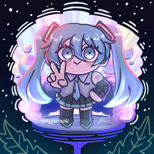 Hatsune Miku Chibi Illustration