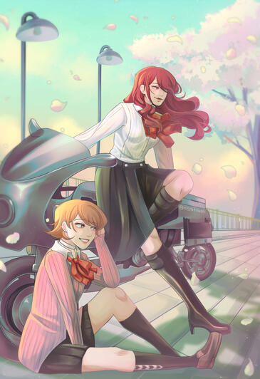 Persona 3 - Mitsuru & Yukari