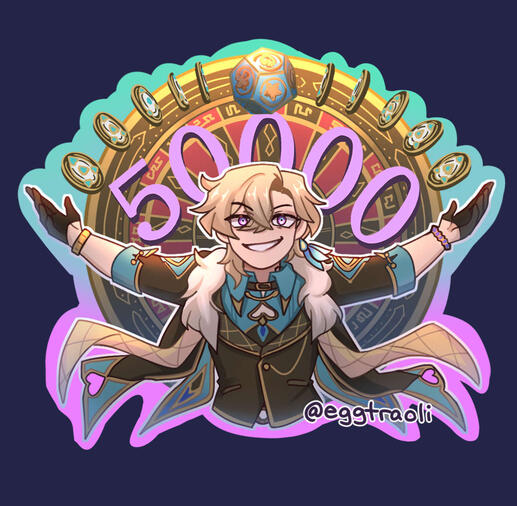 Honkai Star Rail - Aventurine Illustration/Charm Design