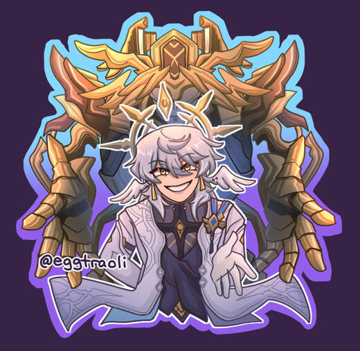 Honkai Star Rail - Sunday Boss Illustration/Charm Design