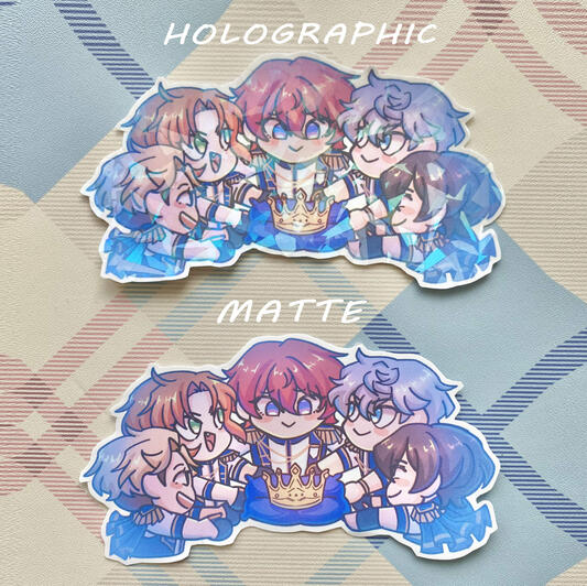 Ensemble Stars Knights Holographic and Matte Sticker