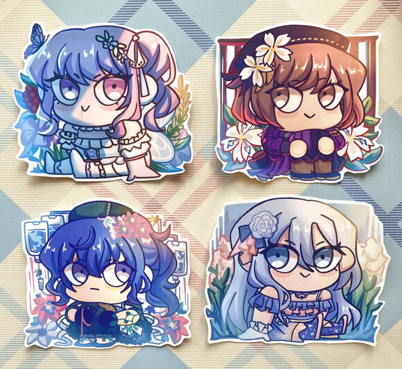 Project Sekai Matte Vinyl Stickers