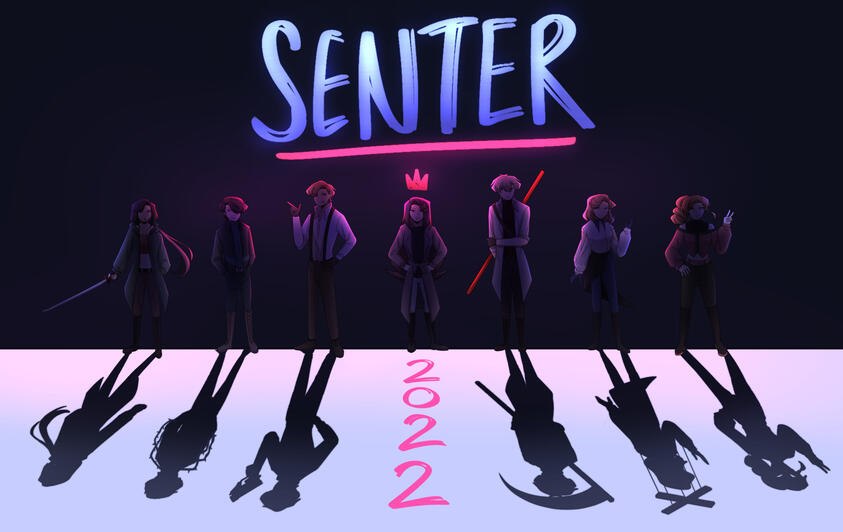 SENTER Promotional Vertical Ilustration