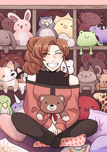 SENTER - Mari Character Illustration