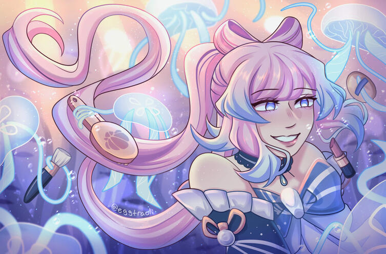 Genshin Impact Kokomi Ilustration